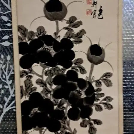 [BUNJANG] Oriental Painting Peony Ink Painting / 동양화 모란도 묵화