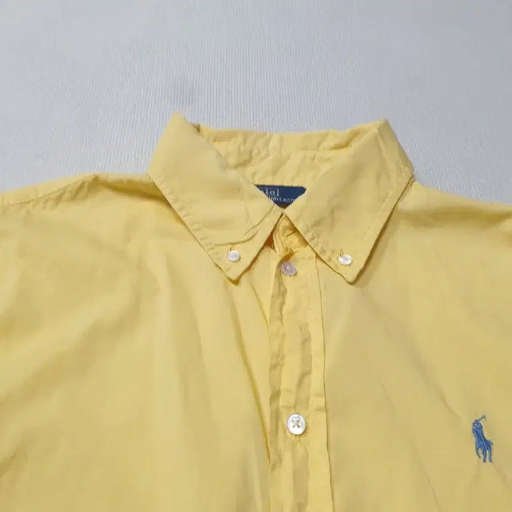 [BUNJANG] Polo Ralph Lauren Yellow Long Shirt / 폴로 랄프로렌 옐로우 롱 셔츠 남방 여성95~100