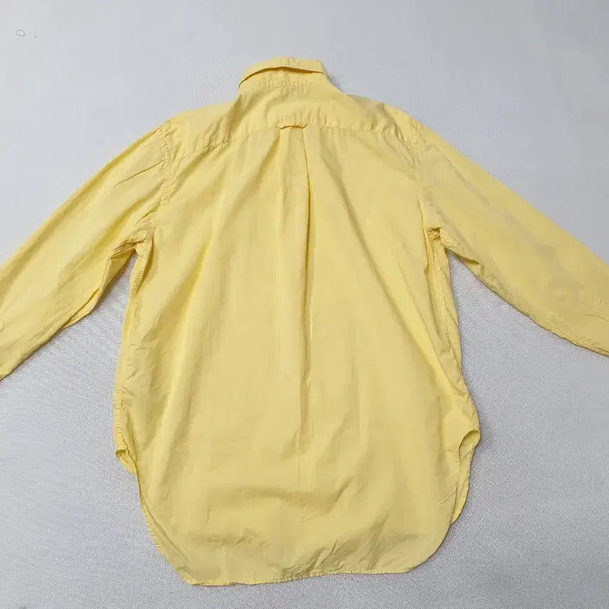 [BUNJANG] Polo Ralph Lauren Yellow Long Shirt / 폴로 랄프로렌 옐로우 롱 셔츠 남방 여성95~100