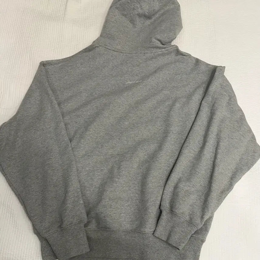 [BUNJANG] Dunst Logo Patch Hoodie Melange Gray L / 던스트 로고 패치 후드티 멜란지 그레이 L