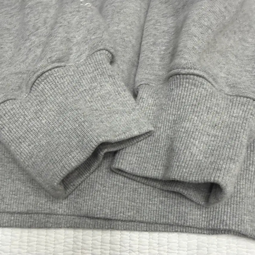 [BUNJANG] Dunst Logo Patch Hoodie Melange Gray L / 던스트 로고 패치 후드티 멜란지 그레이 L