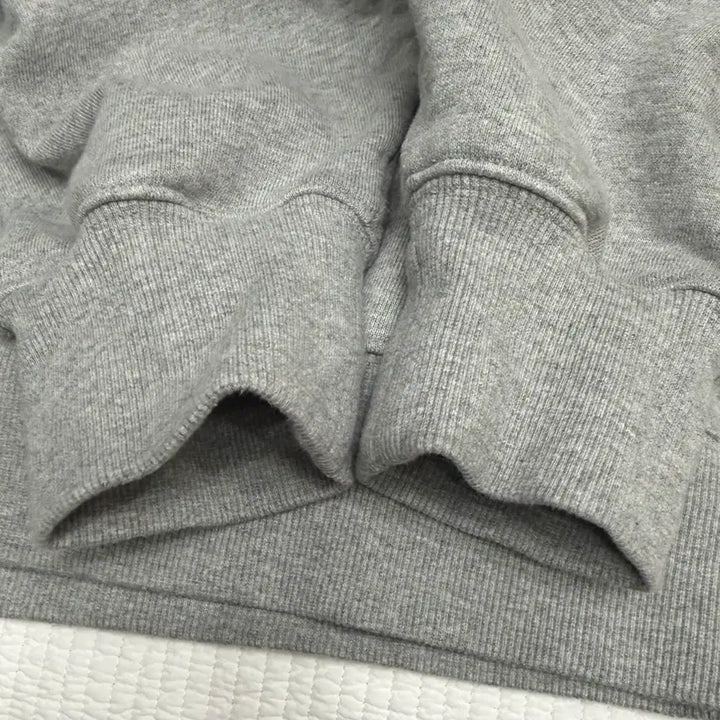 [BUNJANG] Dunst Logo Patch Hoodie Melange Gray L / 던스트 로고 패치 후드티 멜란지 그레이 L