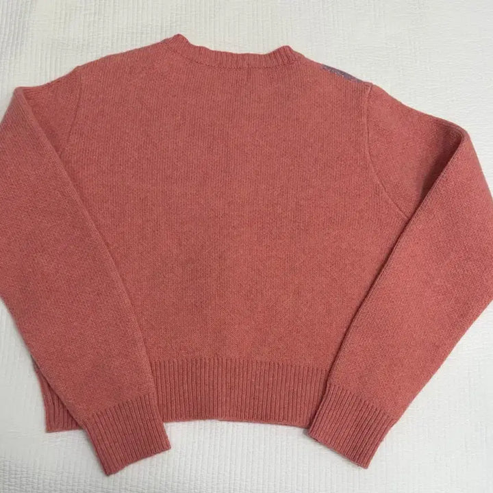 [BUNJANG] More Than Like Lambswool Argyle Cardigan / 모어댄라이크 램스울 아가일 가디건 핑크