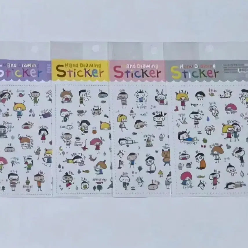 [BUNJANG] Hand-Drawn Stickers / 고전 손 드로잉 스티커