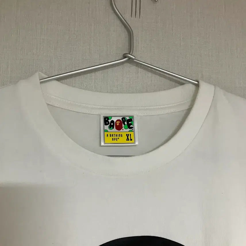 [BUNJANG] BAPE Baby Milo Heart T-shirt White / [XL] 베이프 하트 베이비 마일로 티셔츠 화이트