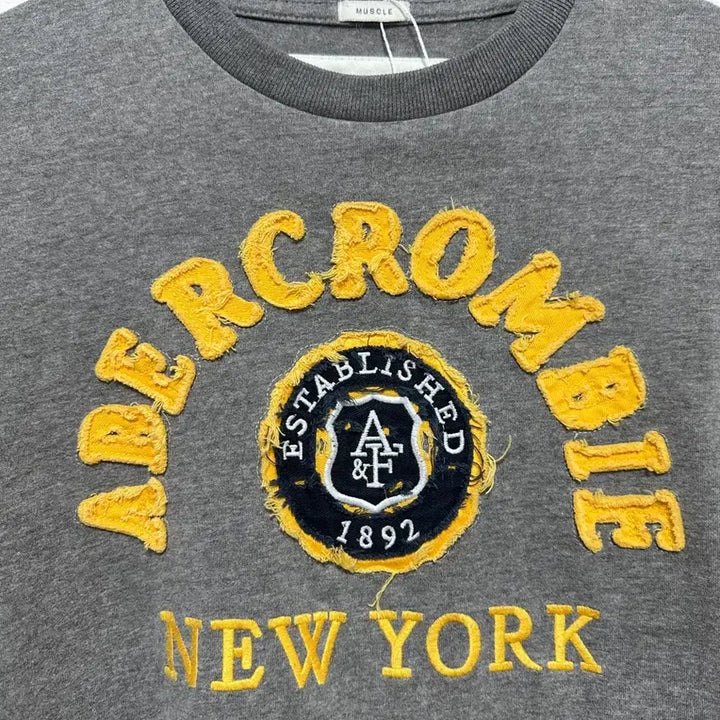 [BUNJANG] Abercrombie Gray Sweatshirt / 아베크롬비 맨투맨 티셔츠 그레이