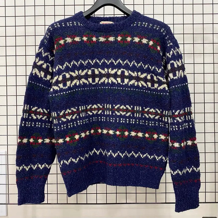 [BUNJANG] McGregor Wool Pattern Knit Sweater / <L> 맥그리거 울 패턴 니트