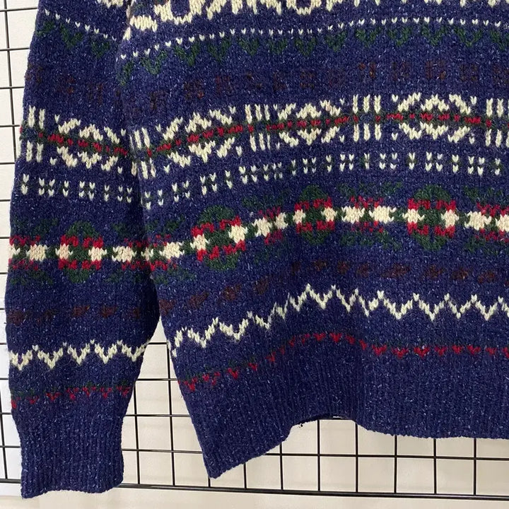 [BUNJANG] McGregor Wool Pattern Knit Sweater / <L> 맥그리거 울 패턴 니트