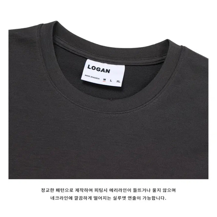 [BUNJANG] LOGAN Cool Max Muscle Fit Short Sleeve T-Shirt / LOGAN 쿨맥스 머슬핏 반팔티 4color