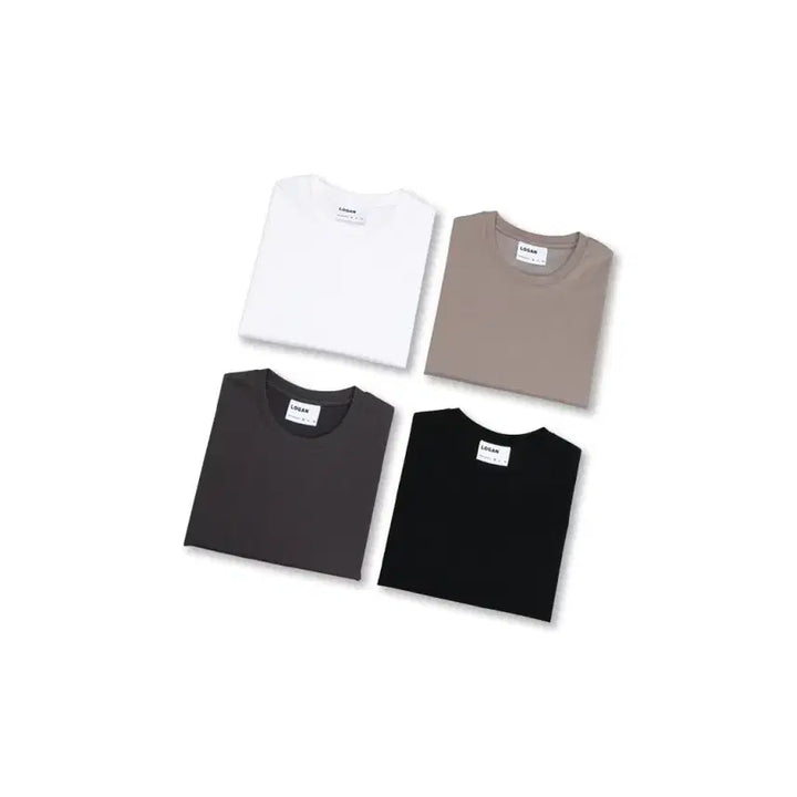 [BUNJANG] LOGAN Cool Max Muscle Fit Short Sleeve T-Shirt / LOGAN 쿨맥스 머슬핏 반팔티 4color