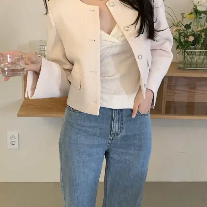 [BUNJANG] 르브아 Bloom Tweed Jacket / 르브아 bloom 트위드자켓