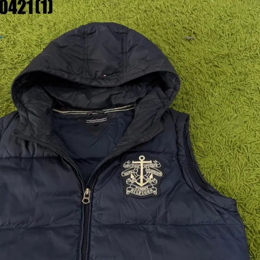 [BUNJANG] Tommy Hilfiger Navy Padded Vest 176 / 타미힐피거 패딩조끼 176