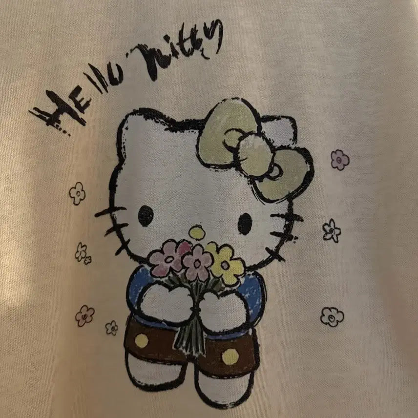 [BUNJANG] Kitty Lace Vintage Two-Piece Set / 키티 레이스 긴팔 투피스 빈티지