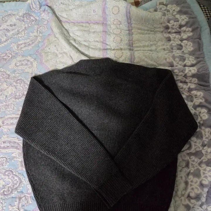 [SOLD OUT] (M) 유니온블루 스트럭처드 크롭 가디건 차콜