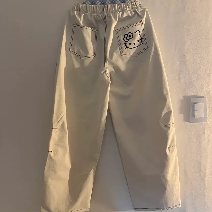 [SOLD OUT] 키티 자수 바지 팬츠 빈티지