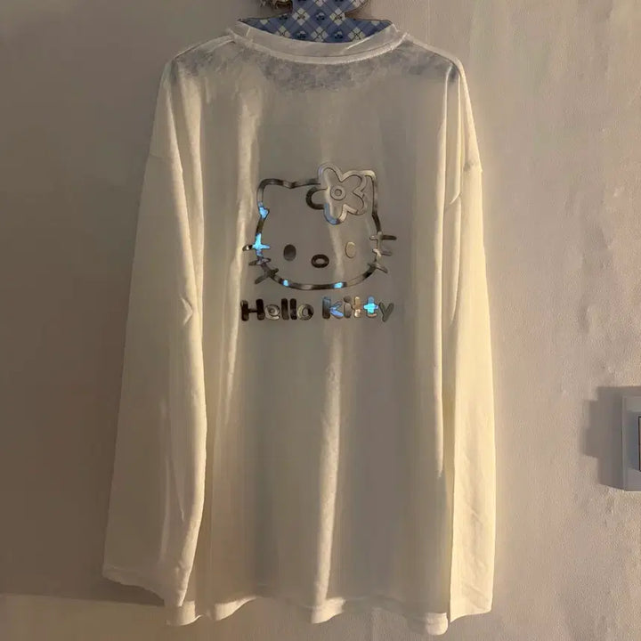 [BUNJANG] Kitty Vintage Long Sleeve T-shirt / 키티 긴팔티 빈티지