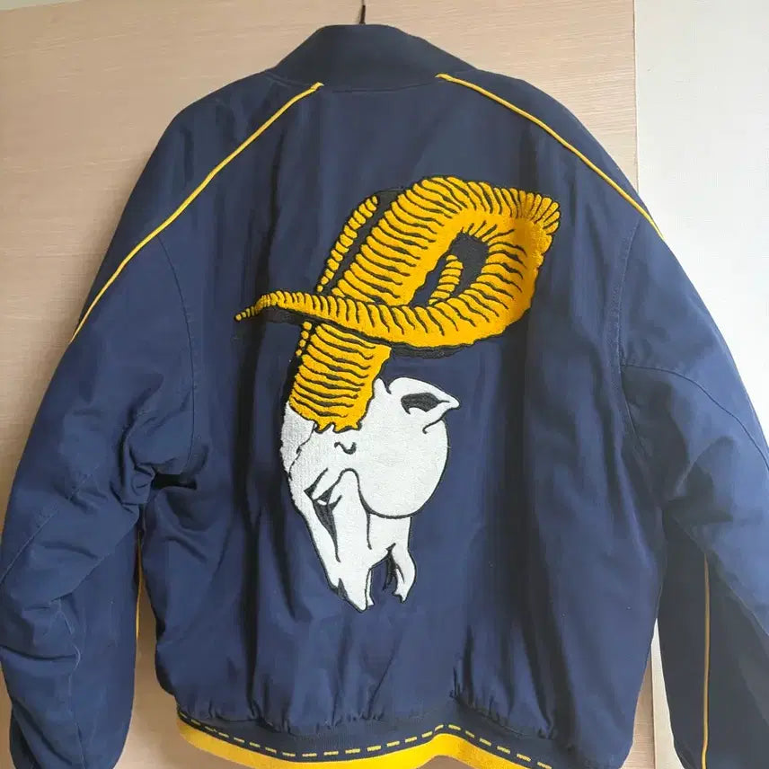 [BUNJANG] Palace Goat Varsity Navy Jacket / (L사이즈)팔라스 고트 바시티 네이비 자켓 palace