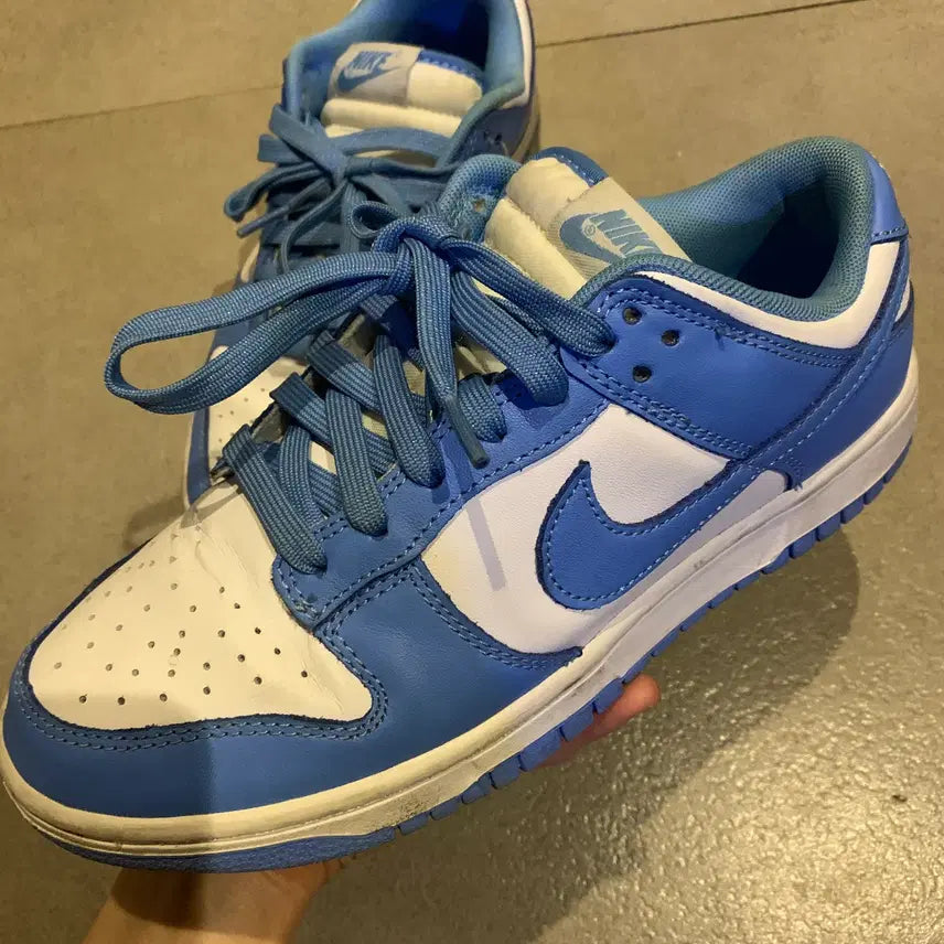 [BUNJANG] Nike Dunk Low Retro University Blue Sneakers / 250 나이키 덩크 로우 레트로 유니버시티 블루