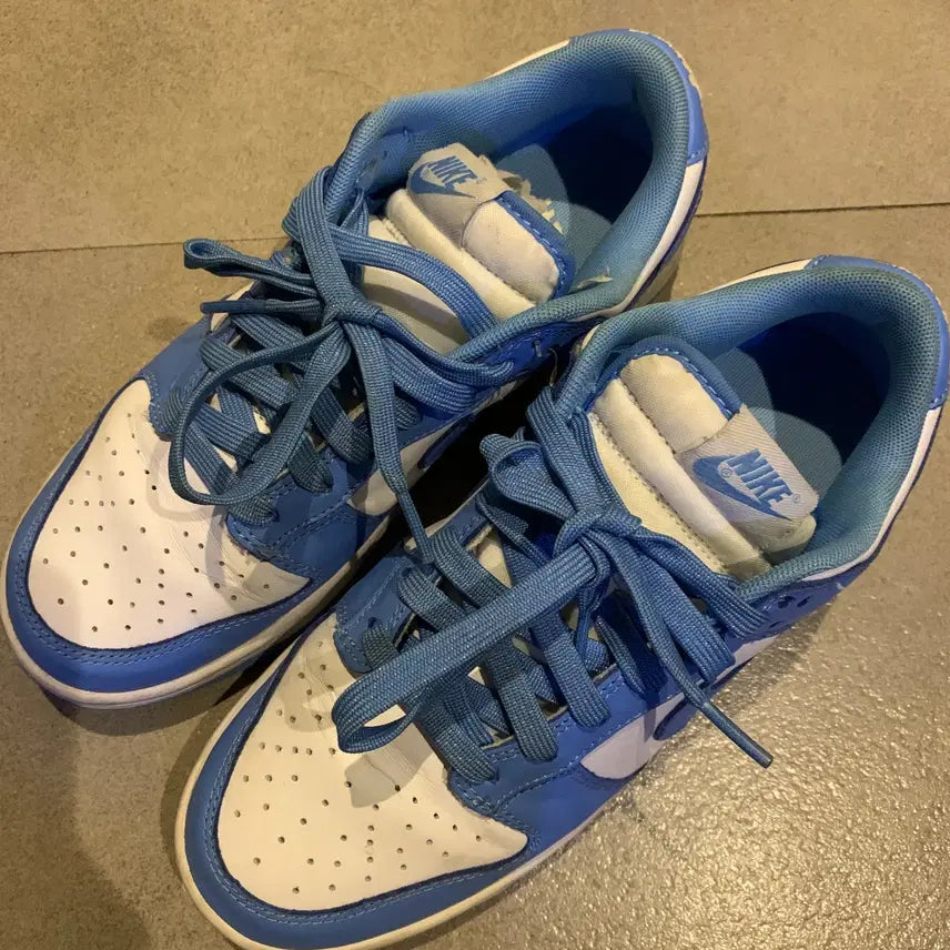 [BUNJANG] Nike Dunk Low Retro University Blue Sneakers / 250 나이키 덩크 로우 레트로 유니버시티 블루