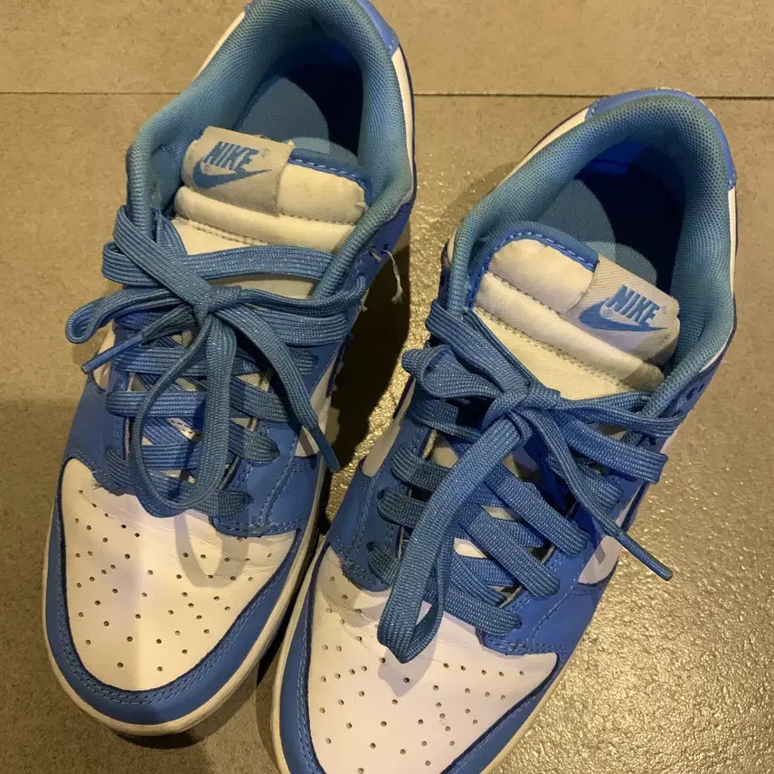 [BUNJANG] Nike Dunk Low Retro University Blue Sneakers / 250 나이키 덩크 로우 레트로 유니버시티 블루
