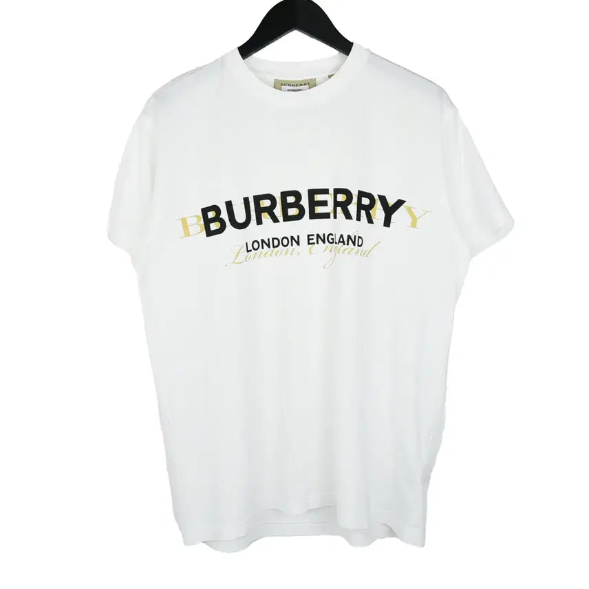 [BUNJANG] Burberry Double Logo Short Sleeve Shirt / XS100버버리 더블 로고 반팔