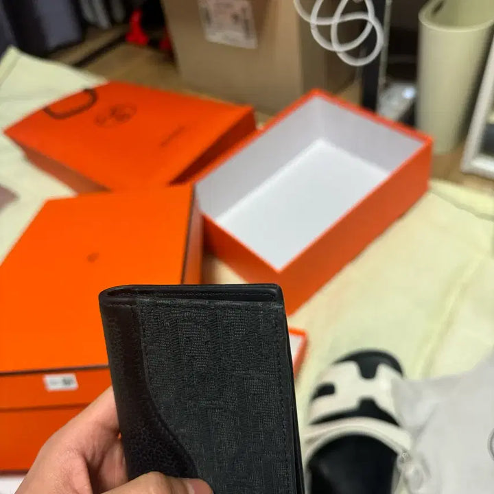 [SOLD OUT] [정품 , 24년식] 디올 오블리크 오거나이저 블랙