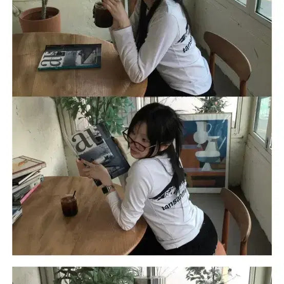 [BUNJANG] 탄산마그네슘 롱슬리브 화이트 블랙 새상품/교환 / 탄산마그네슘 롱슬리브 화이트 블랙 새상품/교환