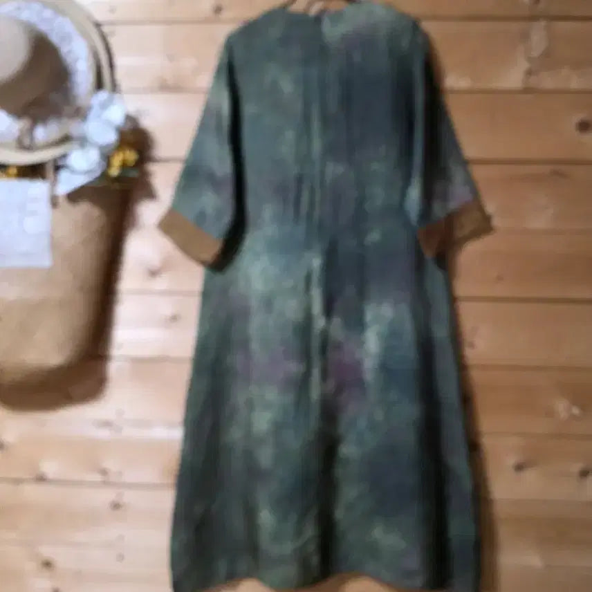 [SOLD OUT] 미사용.  천연염색 인견원핏(코사지 코디용입니다