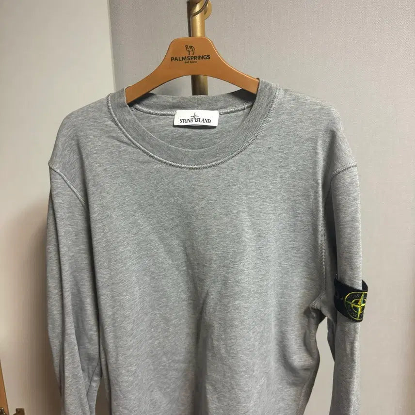 [BUNJANG] Stone Island Gray Crewneck Sweatshirt / [정품 , 크림구매] 스톤아일랜드 맨투맨 그레이