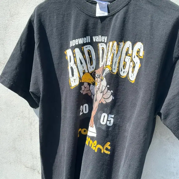 [BUNJANG] [M] GILDAN BAD DAWGS 블랙 빈티지 반팔 티셔츠 / [M] GILDAN BAD DAWGS 블랙 빈티지 반팔 티셔츠