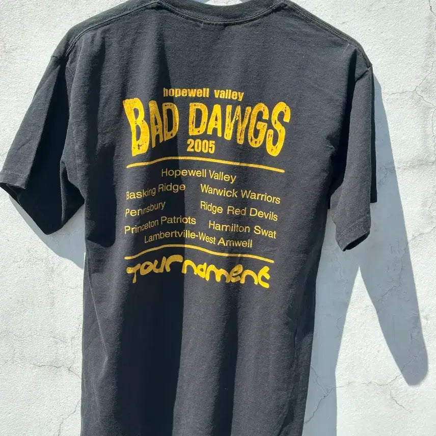 [BUNJANG] [M] GILDAN BAD DAWGS 블랙 빈티지 반팔 티셔츠 / [M] GILDAN BAD DAWGS 블랙 빈티지 반팔 티셔츠