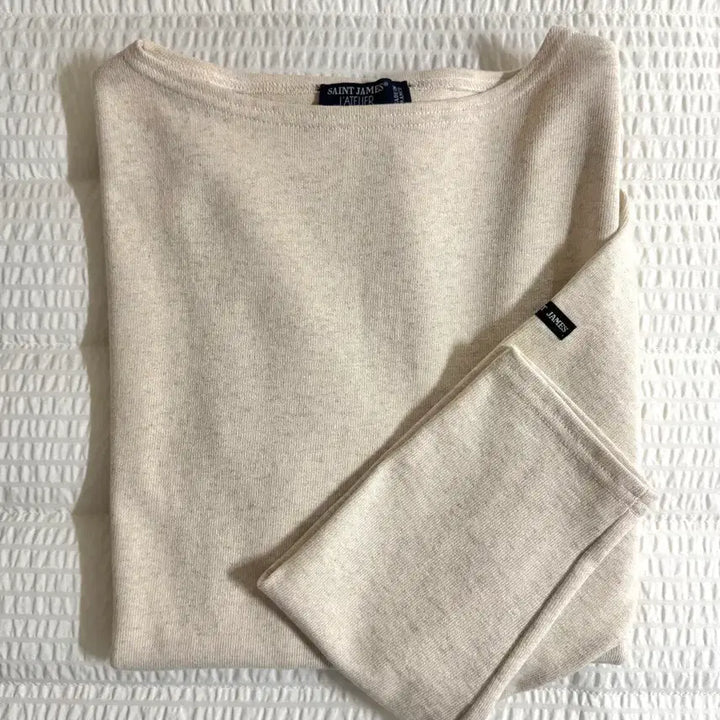 [BUNJANG] Saint James Patch Long Sleeve Shirt / 세인트제임스 패치 긴팔