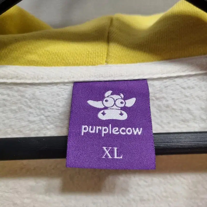 [BUNJANG] puplecow 옐로우 체크 후드 집업 / puplecow 옐로우 체크 후드 집업