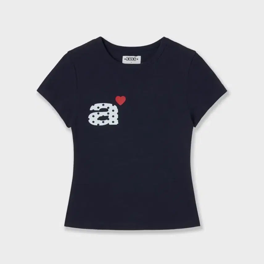 [SOLD OUT] aeae 에이이에이이 도트 반팔 티셔츠 navy 네이비