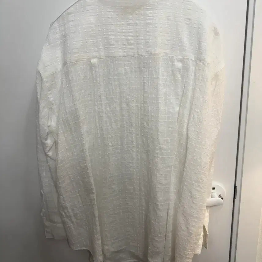[SOLD OUT] 리엘Dive overfit shirt (white check)