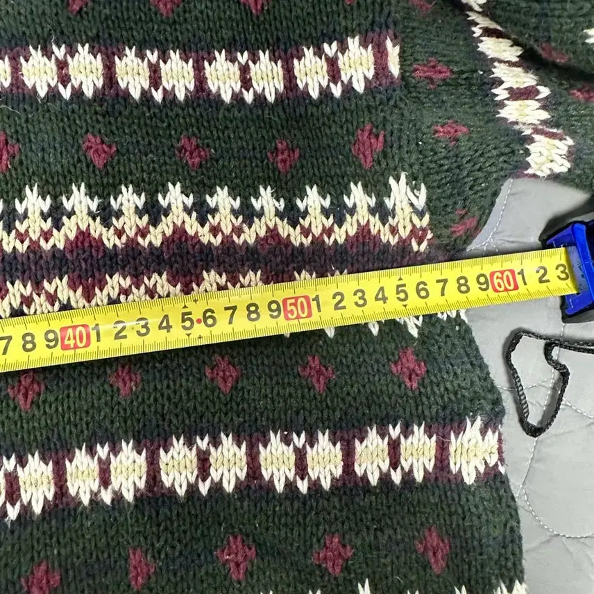[BUNJANG] Vintage Argyle Knit XL / [XL] 빈티지 아가일 니트