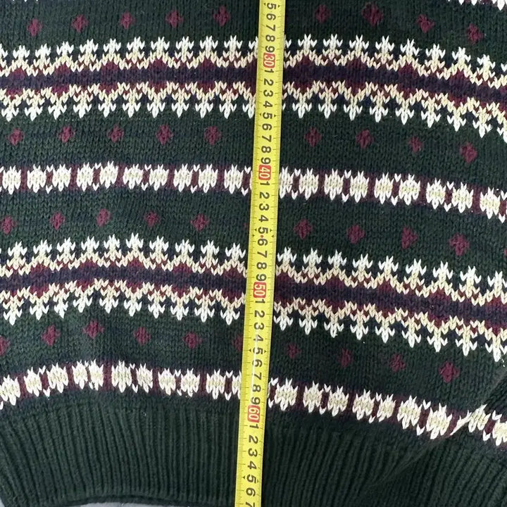 [BUNJANG] Vintage Argyle Knit XL / [XL] 빈티지 아가일 니트