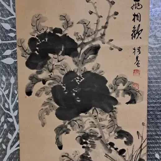[BUNJANG] 동양화 모란도 / 동양화 모란도