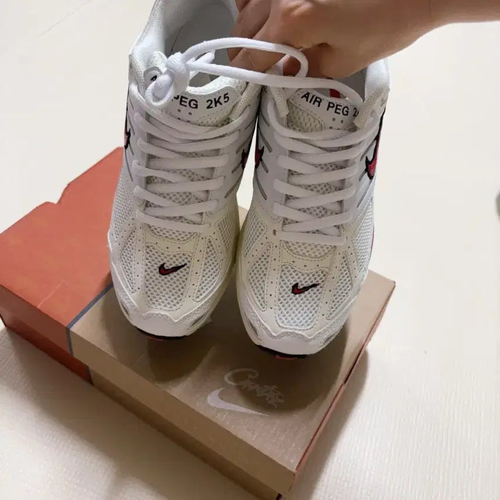 [SOLD OUT] 에어 페가수스 2K5 화이트/레드 운동화270