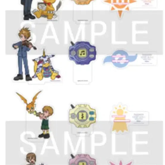 [BUNJANG] Digimon Symphony Acrylic Stand (4-Piece Set) / [미개봉] 디지몬 심포니 아크릴 스탠드 4종
