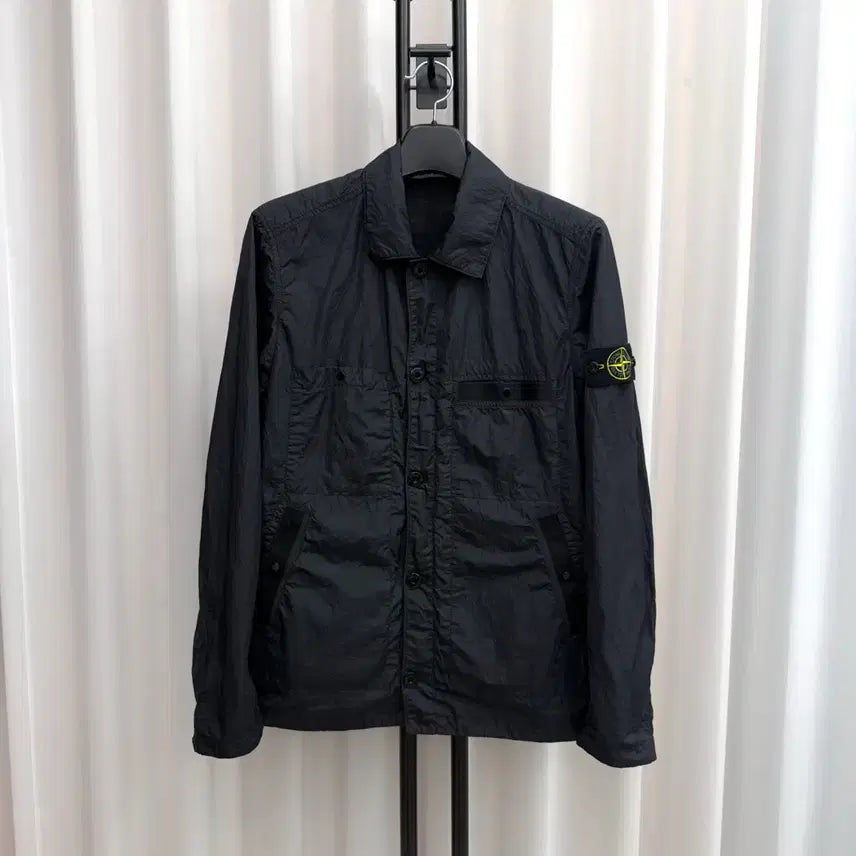 [BUNJANG] Stone Island Nylon Metal Jacket Black / [백화점판 / M] 스톤아일랜드 나일론 메탈 자켓 블랙