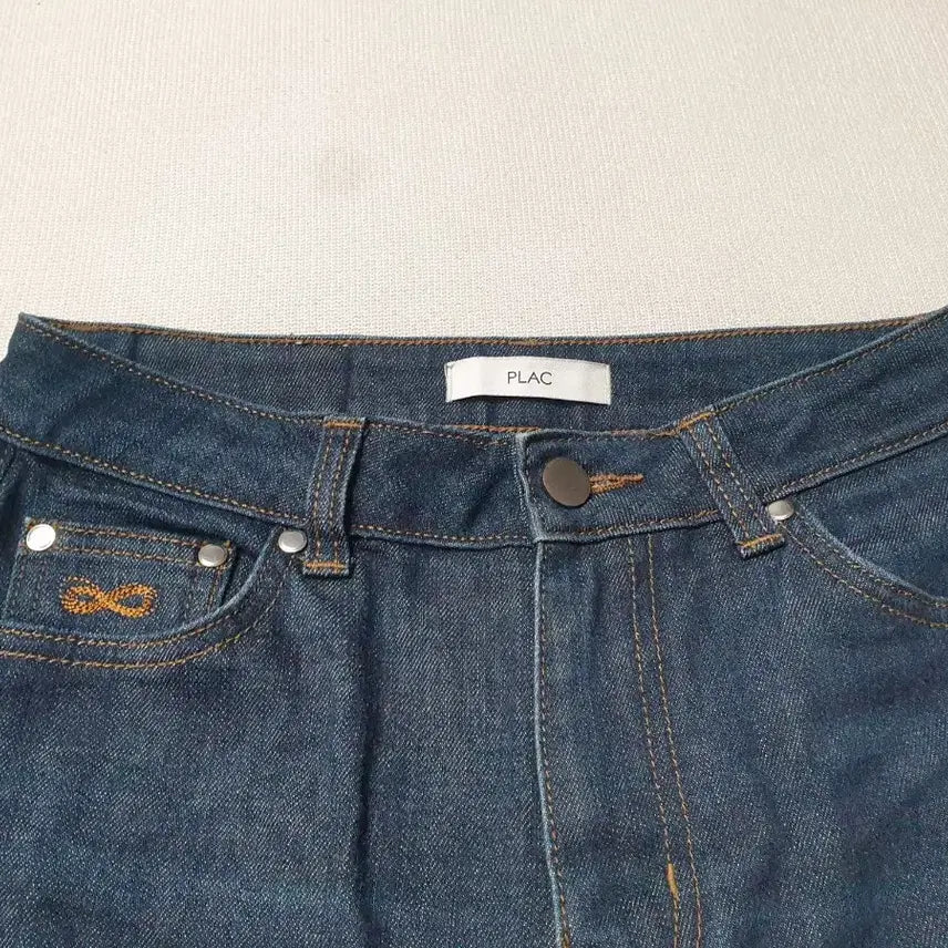 [BUNJANG] PLAC Jeans Wide Fit Denim Pants / 플랙 데님 청바지 와이드핏 허리25