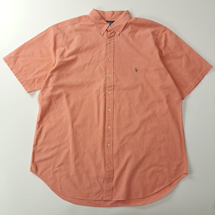 [SOLD OUT] CK313 2XLT 폴로 00s 멀티포니 오렌지피치 반팔 셔츠 남방