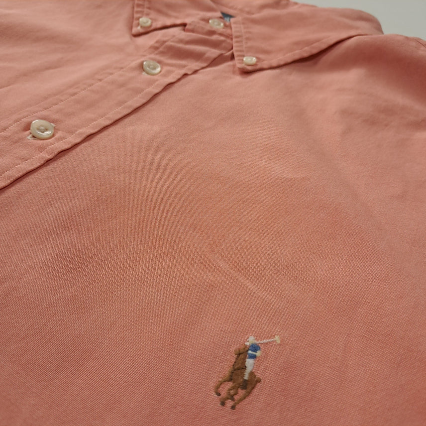 [SOLD OUT] CK313 2XLT 폴로 00s 멀티포니 오렌지피치 반팔 셔츠 남방