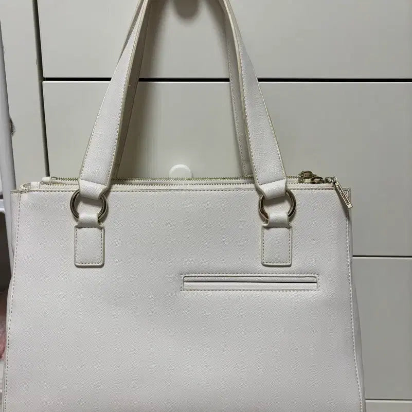 [BUNJANG] PINKY&amp;DIANNE White Tote Bag / PINKY&amp;DIANNE 핑키앤다이안 화이트 토트백 가방 아이보리 갸루