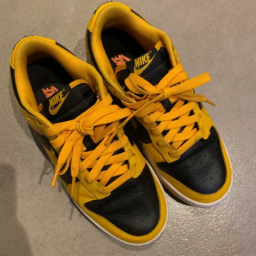 [BUNJANG] Nike Dunk Low Retro Championship Goldenrod Sneakers / 250 나이키 덩크 로우 레트로 챔피언쉽 골든로드