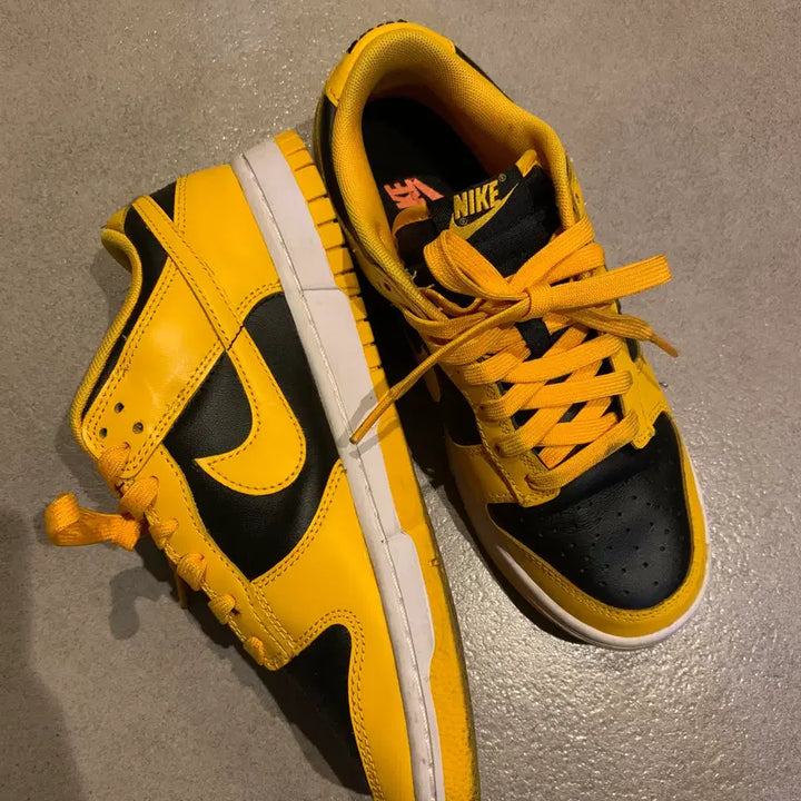 [BUNJANG] Nike Dunk Low Retro Championship Goldenrod Sneakers / 250 나이키 덩크 로우 레트로 챔피언쉽 골든로드