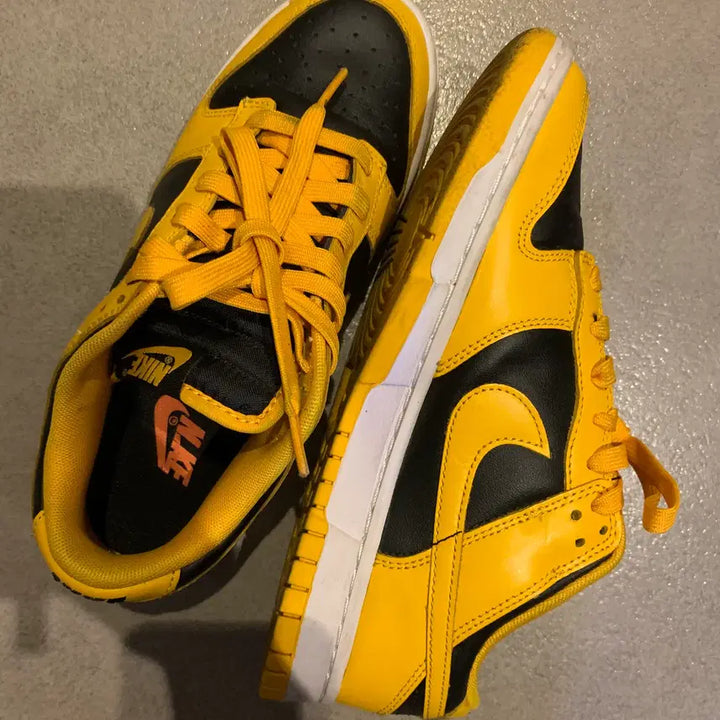[BUNJANG] Nike Dunk Low Retro Championship Goldenrod Sneakers / 250 나이키 덩크 로우 레트로 챔피언쉽 골든로드