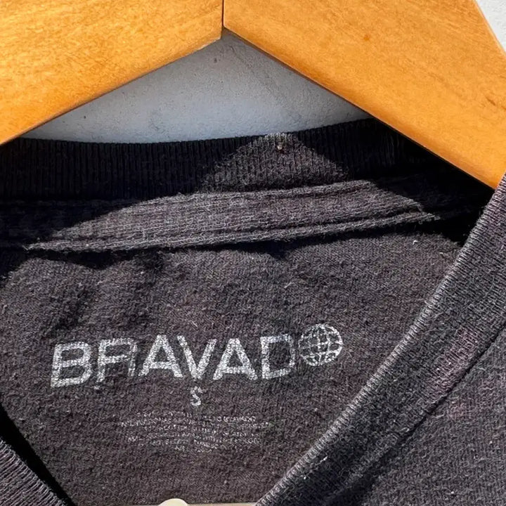 [BUNJANG] BRAVAD 5SOS Vintage Black Short Sleeve T-Shirt / [S] BRAVAD 5SOS 빈티지 블랙 반팔 티셔츠