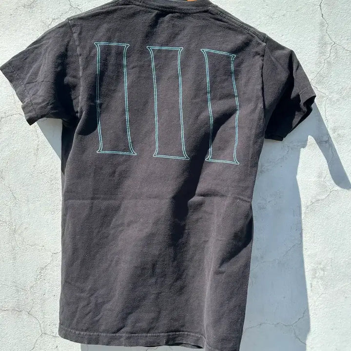 [BUNJANG] BRAVAD 5SOS Vintage Black Short Sleeve T-Shirt / [S] BRAVAD 5SOS 빈티지 블랙 반팔 티셔츠